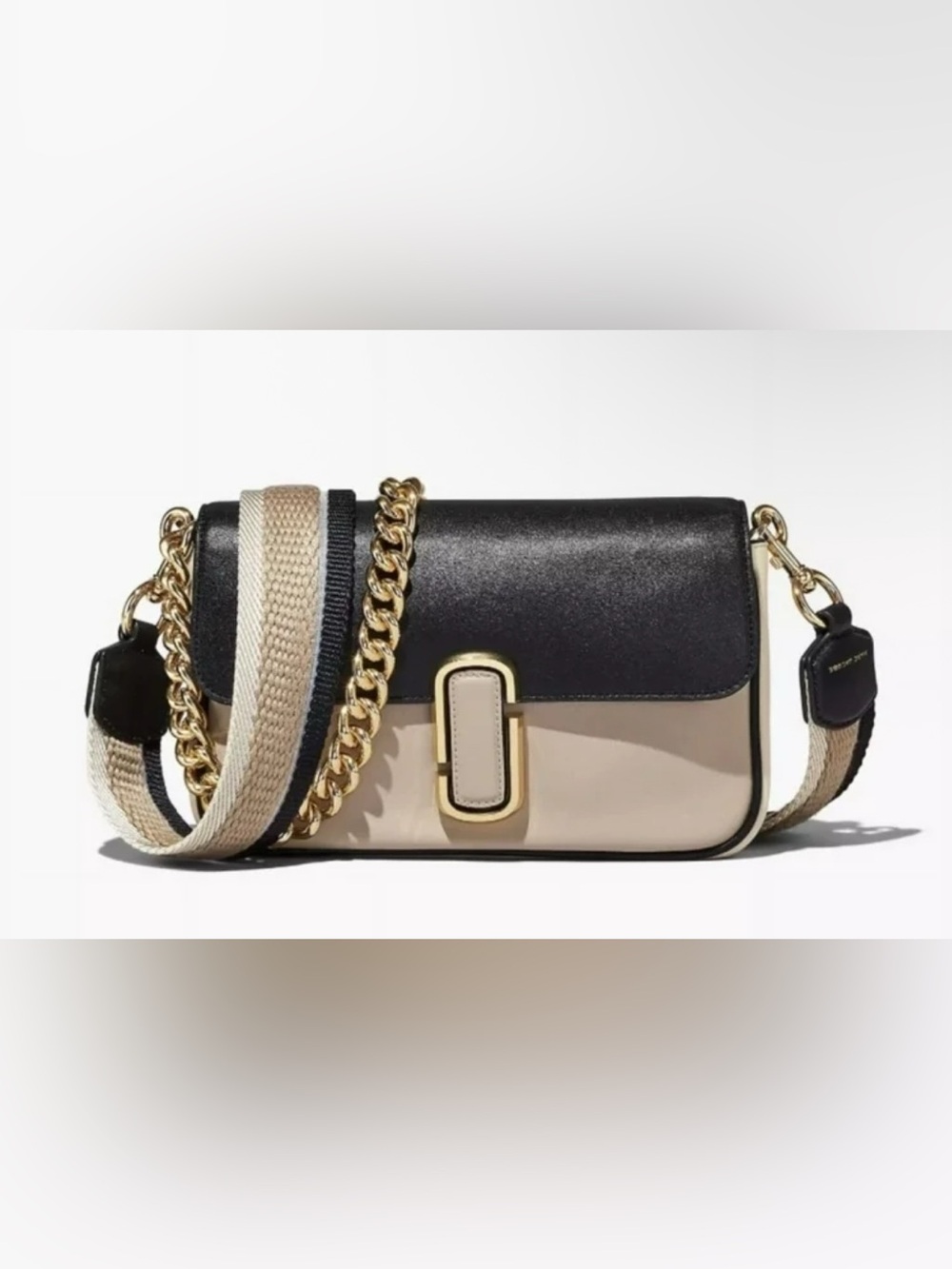 Marc Jacobs J Marc Shoulder Bag - Greige Multi